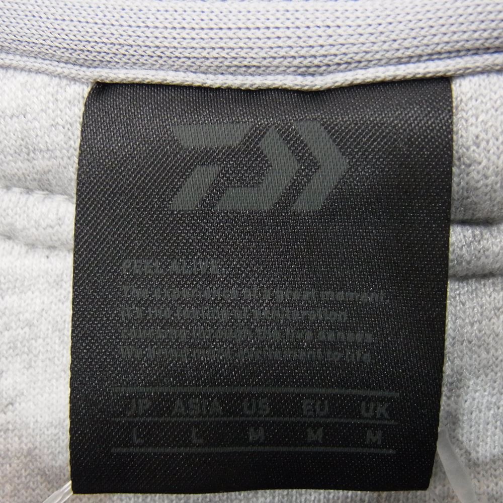 ダイワピア 21AW  BE-56121W DOUBLE FACE CREW SWEAT フード後付 ダブルフェイス パーカー グレー系 L【新古品】【未使用】【中古】