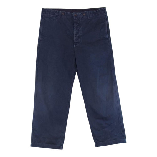 VISVIM ビズビム 19SS  219905008001 ICT限定 CAMUS BRACES PANTS WD チノ パンツ ネイビー系 4【中古】