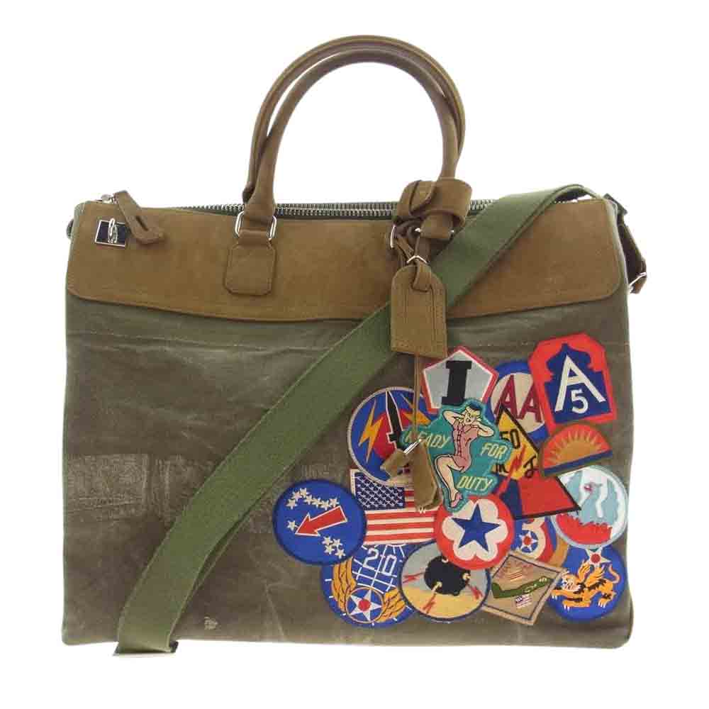 READY MADE レディメイド GYM BAG ワッペン付き ボストン バッグ マルチカラー系【中古】