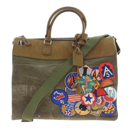 READY MADE レディメイド GYM BAG ワッペン付き ボストン バッグ マルチカラー系【中古】