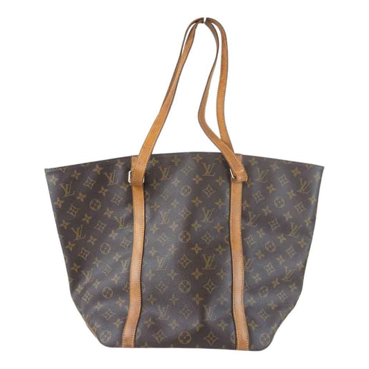 LOUIS VUITTON ルイ・ヴィトン M51108 モノグラム サック ショッピング 48 トート バッグ ブラウン系【中古】