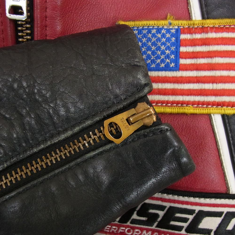 VANSON バンソン RJP シングル ライダース ブラック系 40【中古