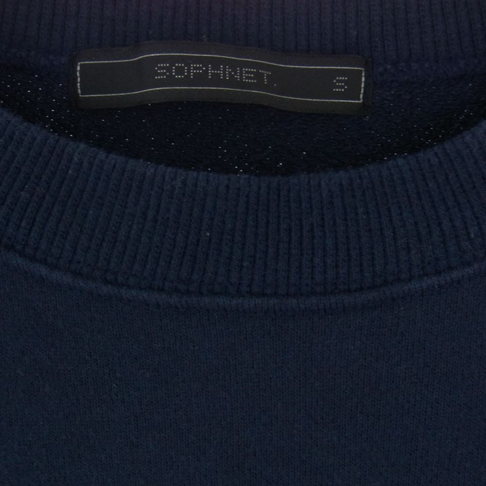 SOPHNET. ソフネット TOKYO SITY 813 プリント スウェット ネイビー系 S【中古】