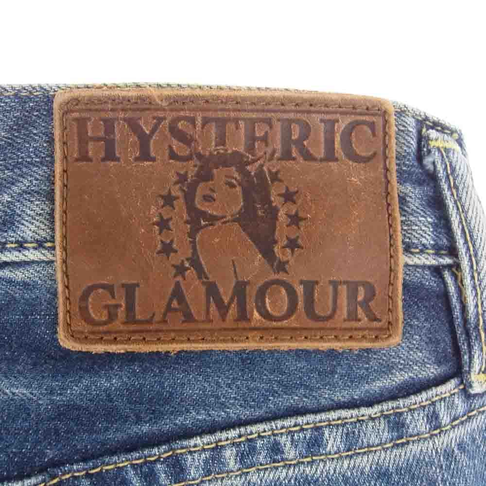 HYSTERIC GLAMOUR ヒステリックグラマー 0222AP14 小窓 SP 加工 デニム パンツ 28【中古】