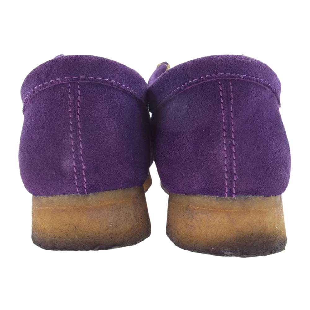 Supreme シュプリーム 15ss Clarks クラークス 2-Tone Wallabee Boot スエード ワラビー ブーツ シューズ パープル系 ライトブラウン系 26.0cm【中古】