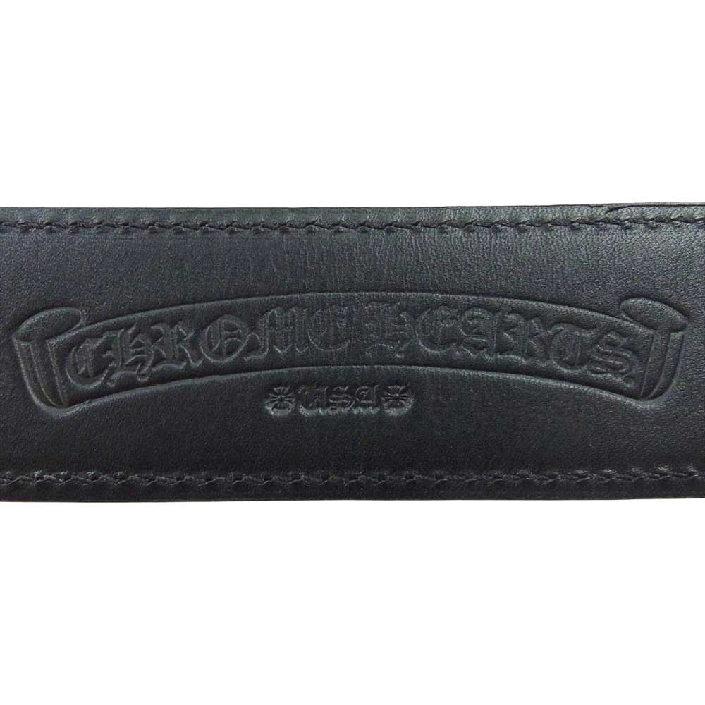 CHROME HEARTS クロムハーツ（原本無） BLT GUNSLINGER 1.5 ガンスリンガー レザー ベルト ブラック系【中古】