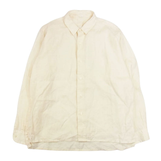 フォーティーファイブアールピーエム  HEMP ヘンプ 長袖 シャツ オフホワイト系 2【中古】