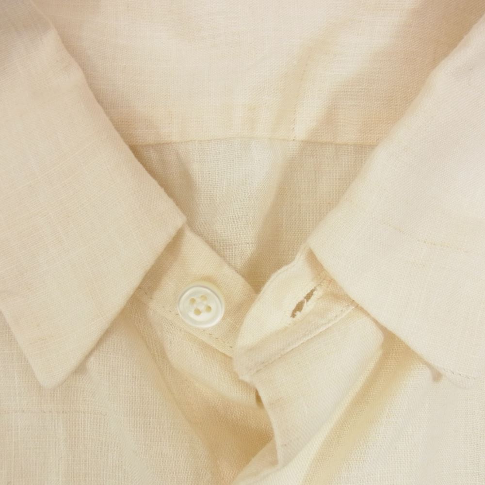 フォーティーファイブアールピーエム  HEMP ヘンプ 長袖 シャツ オフホワイト系 2【中古】