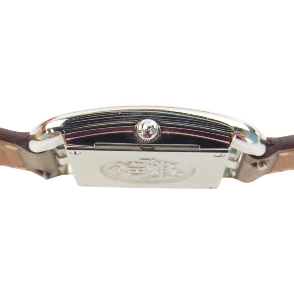HERMES エルメス CC1.210a 【替えベルト付属】ケープコッド SS ステンレス クォーツ 腕時計 シルバー系【中古】