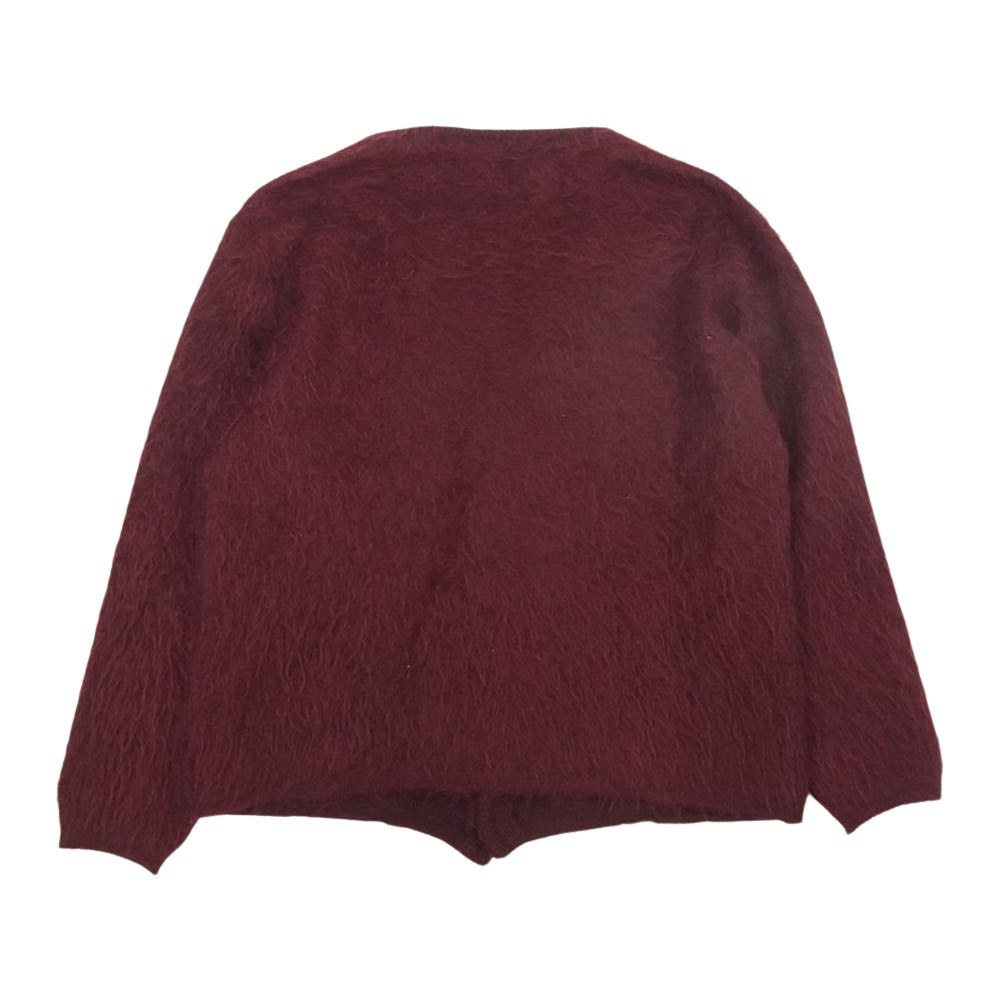 TENDERLOIN テンダーロイン T-MOHAIR CARDIGAN モヘア カーディガン エンジ系 S【中古】
