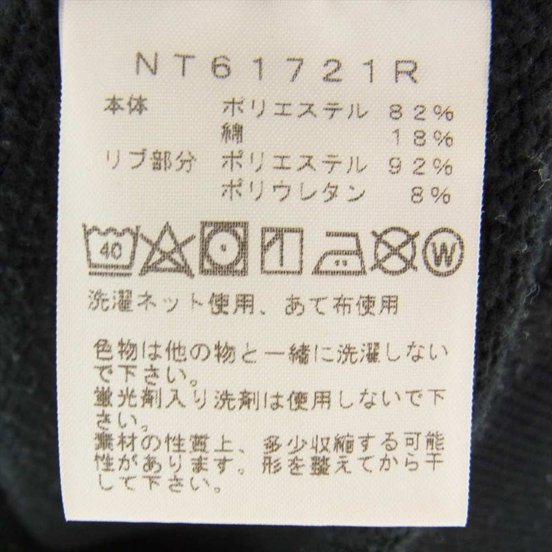 THE NORTH FACE ノースフェイス SQUARE LOGO BIG HOODIE スクエア ロゴ ビッグ フーディ プル オーバー パーカー ブラック系 L【中古】