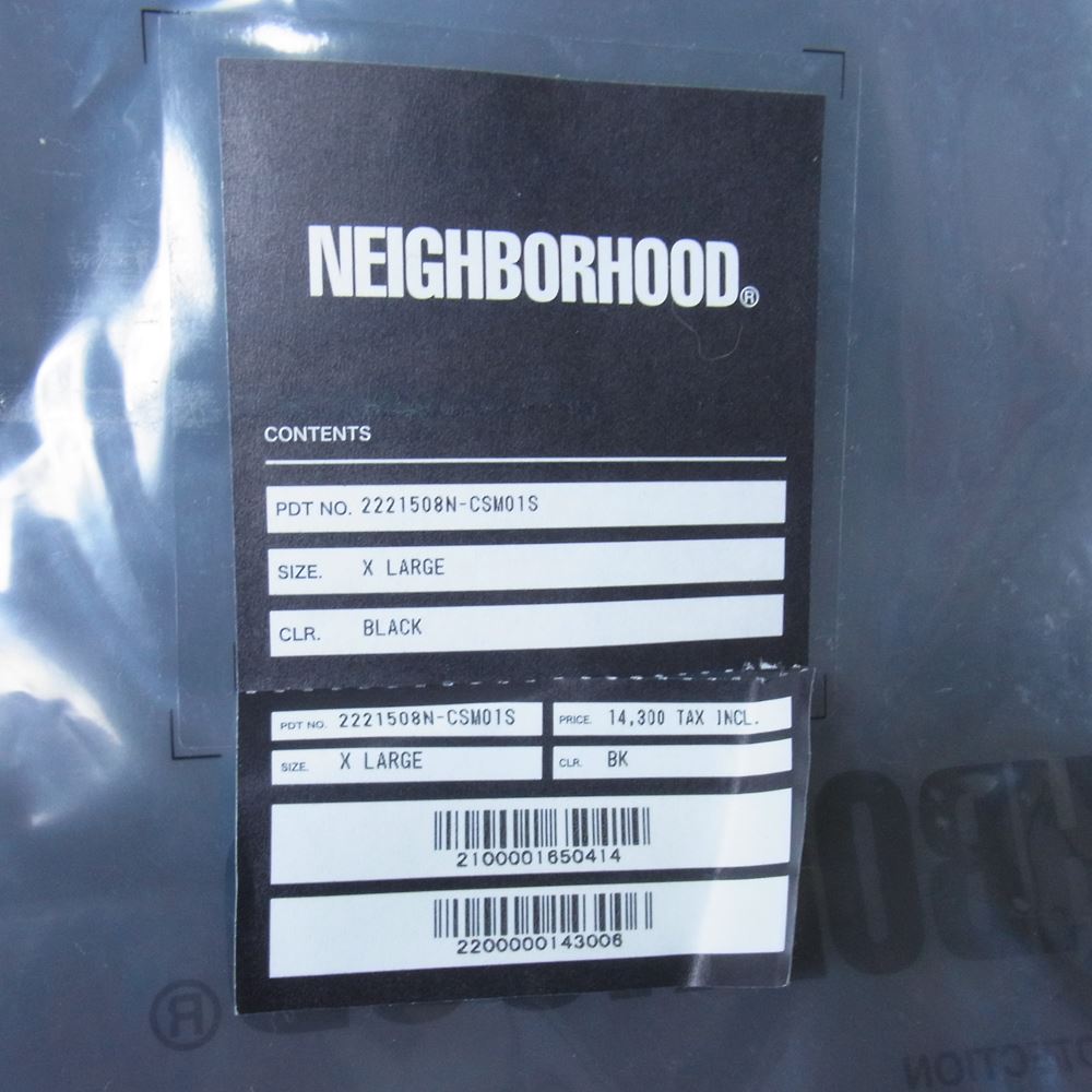 NEIGHBORHOOD ネイバーフッド 2221508N-CSM01S PENDLETON .CN LS .CO ペンドルトン クルー ネック ロゴ 長袖 Tシャツ ブラック系 XL【新古品】【未使用】【中古】