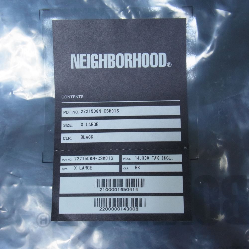 NEIGHBORHOOD ネイバーフッド 2221508N-CSM01S PENDLETON .CN LS .CO ペンドルトン クルー ネック ロゴ 長袖 Tシャツ ブラック系 XL【新古品】【未使用】【中古】