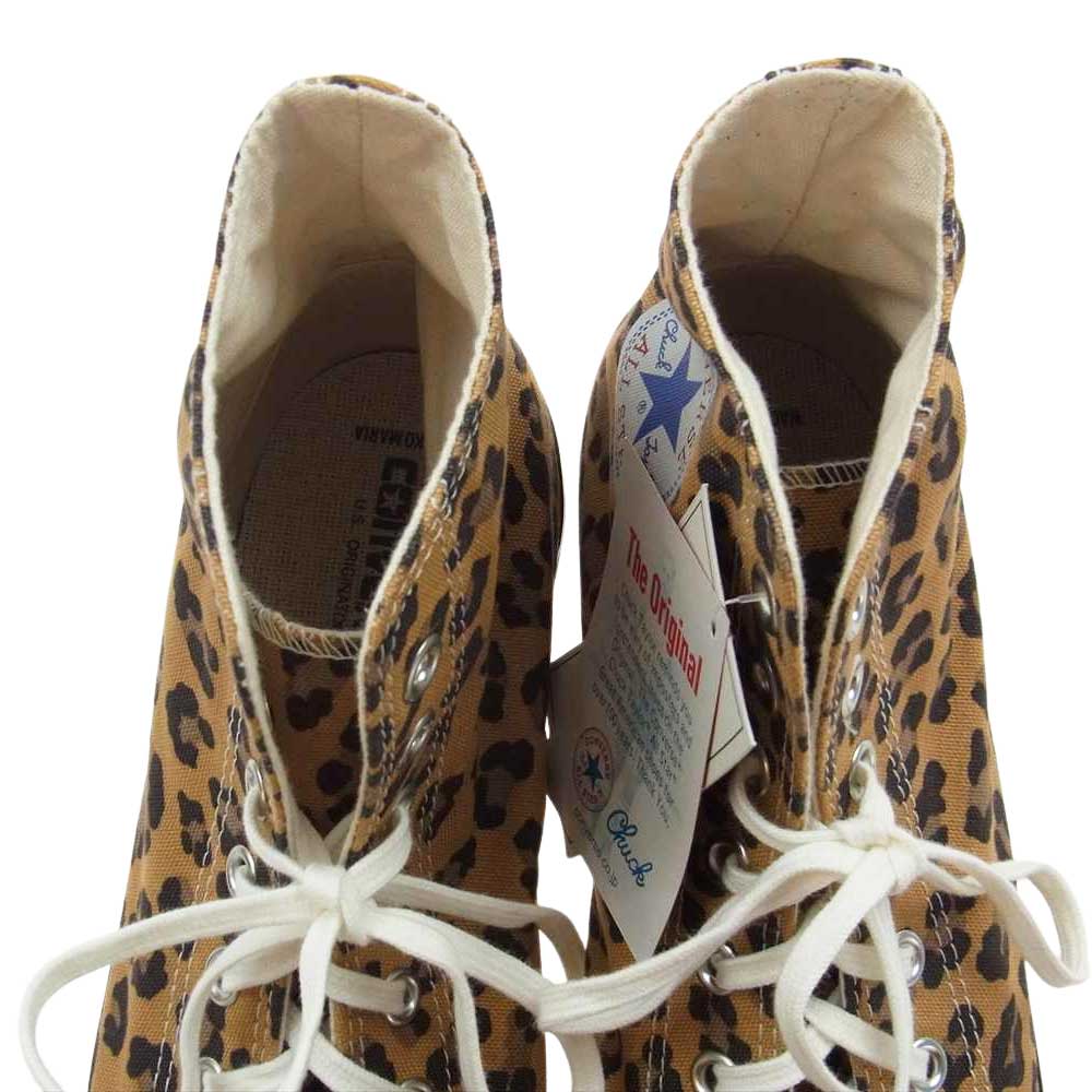 WACKO MARIA ワコマリア × converse コンバース All Star US High WM オールスター レオパード スニーカー　 29cm【新古品】【未使用】【中古】