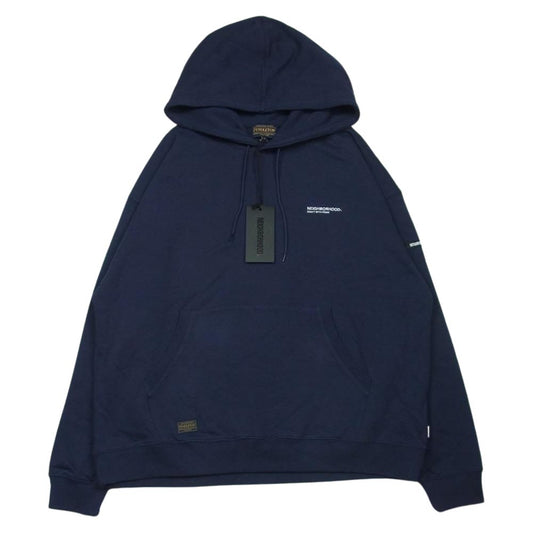 NEIGHBORHOOD ネイバーフッド 2221508N-CSM02S PENDLETON HOODED LS . CO ペンドルトン フーディット パーカー ネイビー系 XL【極上美品】【中古】