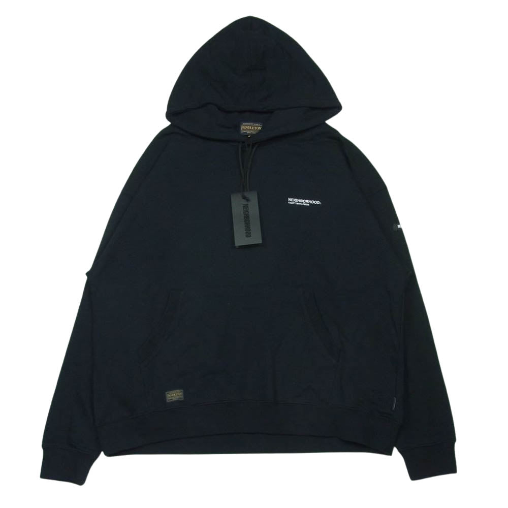 NEIGHBORHOOD ネイバーフッド 2221508N-CSM02S PENDLETON HOODED LS . CO ペンドルトン フーディット パーカー ブラック系 XL【極上美品】【中古】