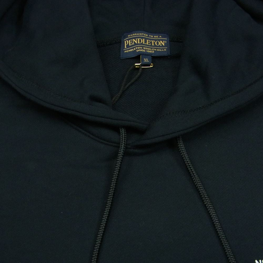 NEIGHBORHOOD ネイバーフッド 2221508N-CSM02S PENDLETON HOODED LS . CO ペンドルトン フーディット パーカー ブラック系 XL【極上美品】【中古】