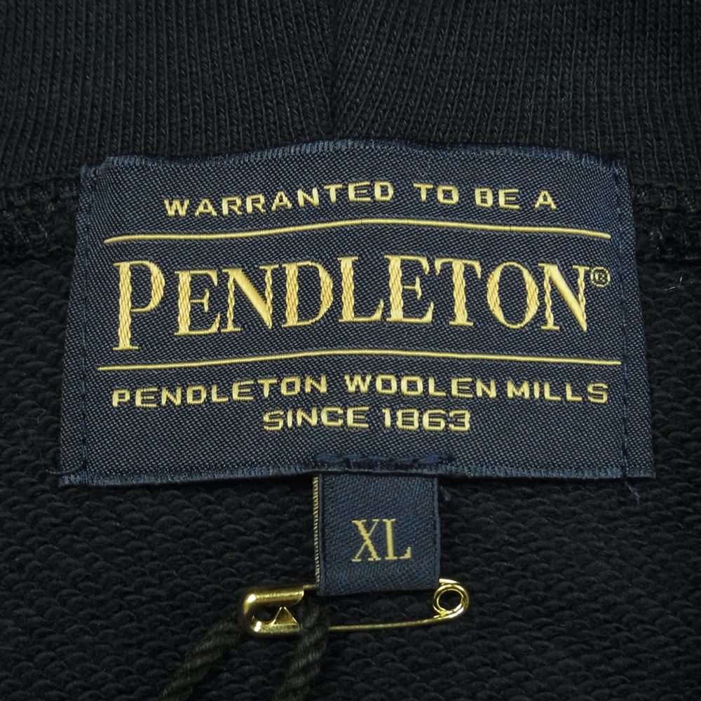 NEIGHBORHOOD ネイバーフッド 2221508N-CSM02S PENDLETON HOODED LS . CO ペンドルトン フーディット パーカー ブラック系 XL【極上美品】【中古】