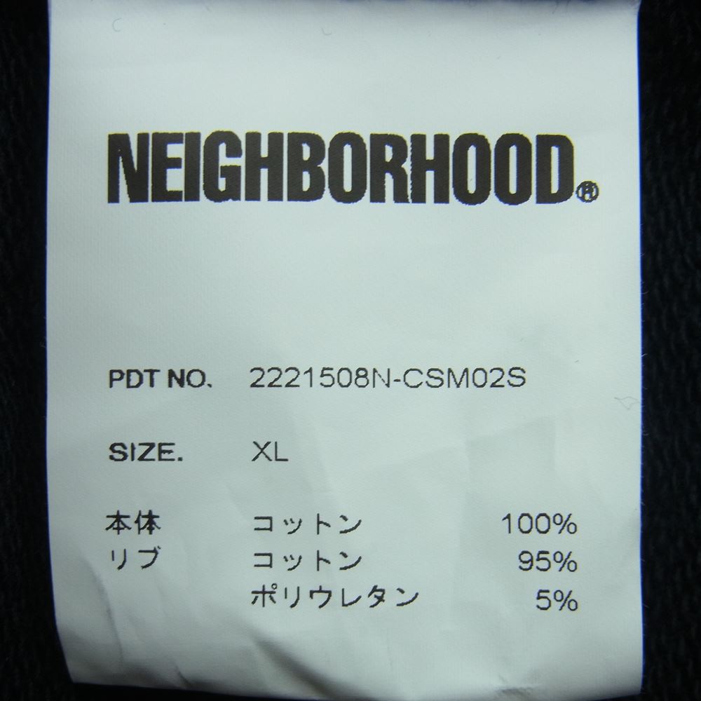 NEIGHBORHOOD ネイバーフッド 2221508N-CSM02S PENDLETON HOODED LS . CO ペンドルトン フーディット パーカー ブラック系 XL【極上美品】【中古】