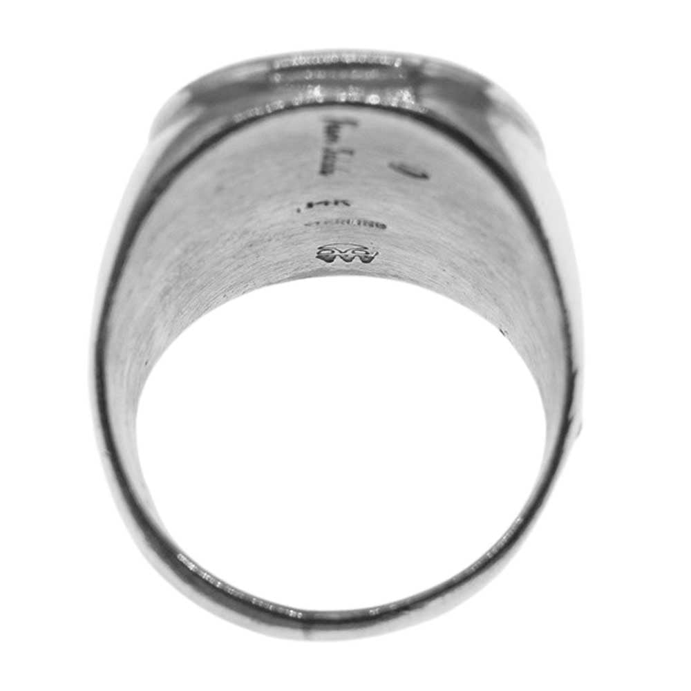JASON TAKALA ジェイソンタカラ HOPI ホピ族 インディアンジュエリー 14K シルバーコンビ マンインザメイズ リング シルバー系【中古】