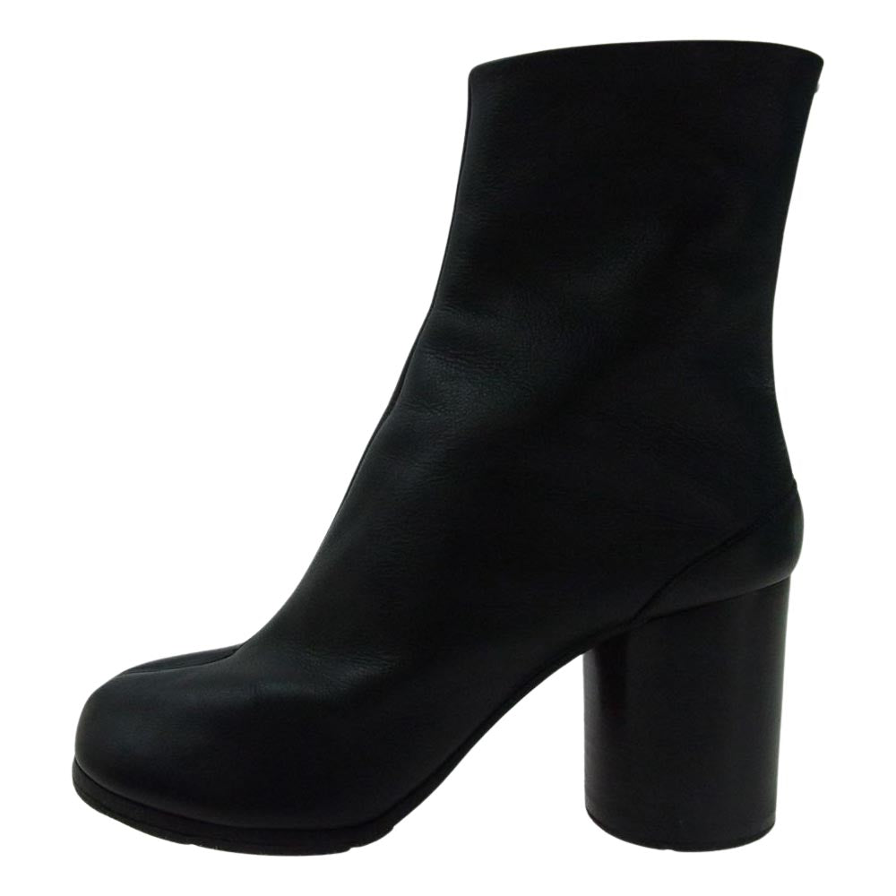 MAISON MARGIELA メゾンマルジェラ S58WU0241 TABI 足袋 タビヒールブーツ レザー ブラック ブラック系 36【中古】