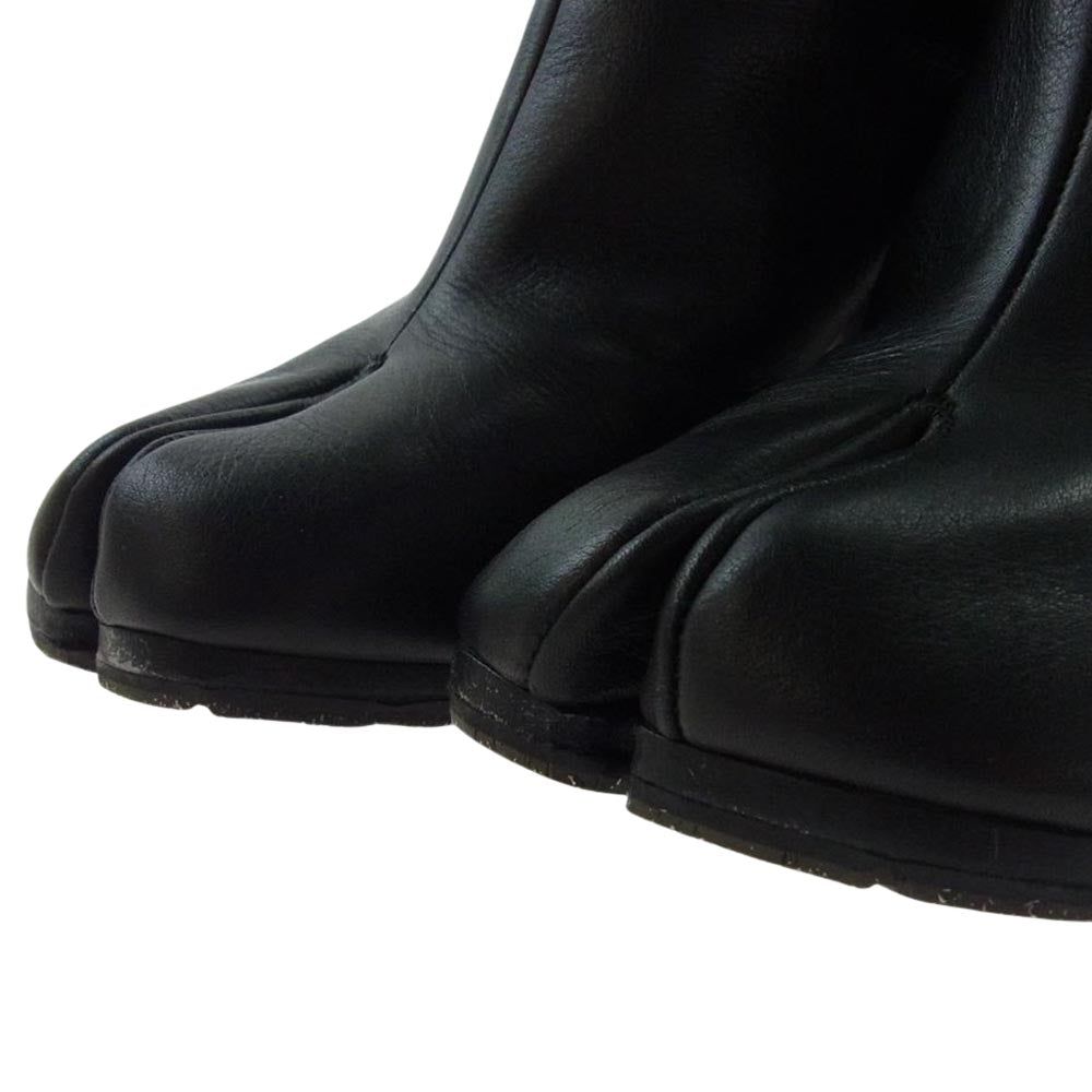 MAISON MARGIELA メゾンマルジェラ S58WU0241 TABI 足袋 タビヒールブーツ レザー ブラック ブラック系 36【中古】