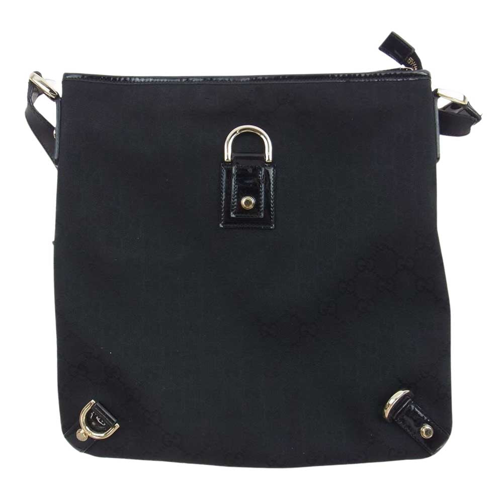 GUCCI グッチ 131326 GGジャガード アビーライン ショルダー バッグ ブラック系【中古】