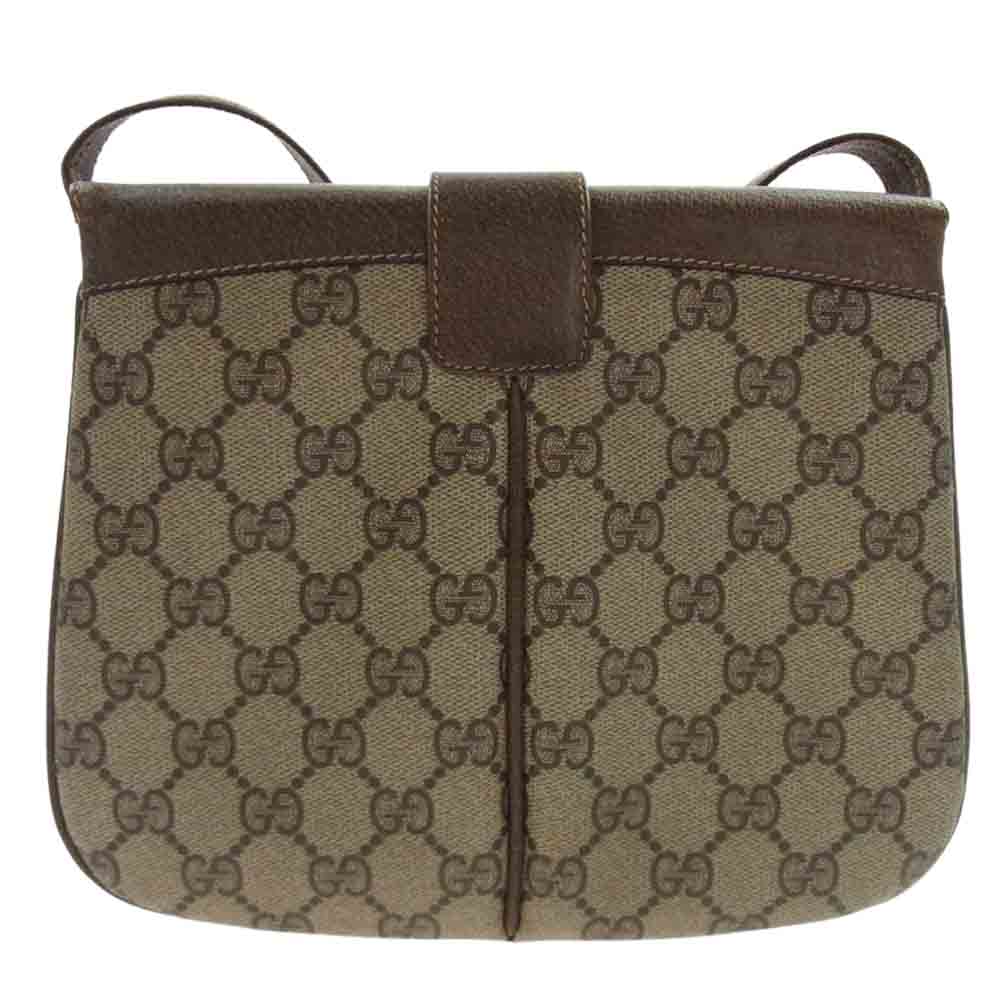 GUCCI グッチ 10 02 037 オールドグッチ シェリーライン ショルダー バッグ ライトブラウン系【中古】