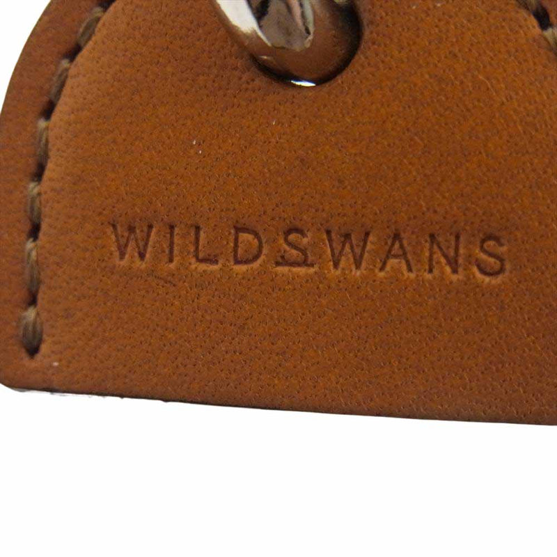 WILDSWANS ワイルドスワンズ FULL GRAIN BRIDLE フルグレインブライドル ブランチ キーホルダー ブラウン系【美品】【中古】