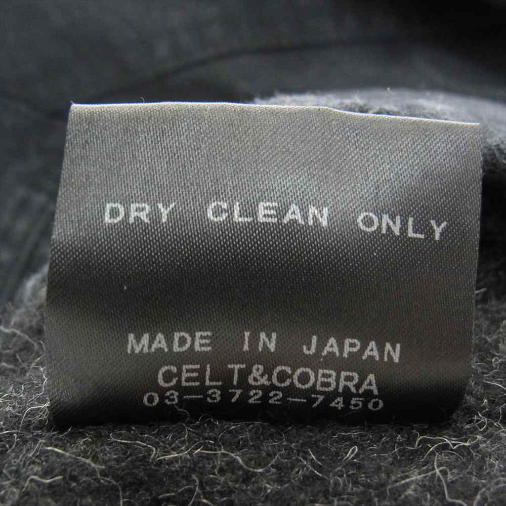 Celt&Cobra ケルト&コブラ コットン 裏地 ウール ジャケット ブラック系 S【中古】
