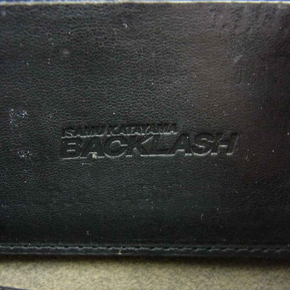 ISAMUKATAYAMA BACKLASH イサムカタヤマバックラッシュ 長財布 ロング ウオレット ブラック系【中古】