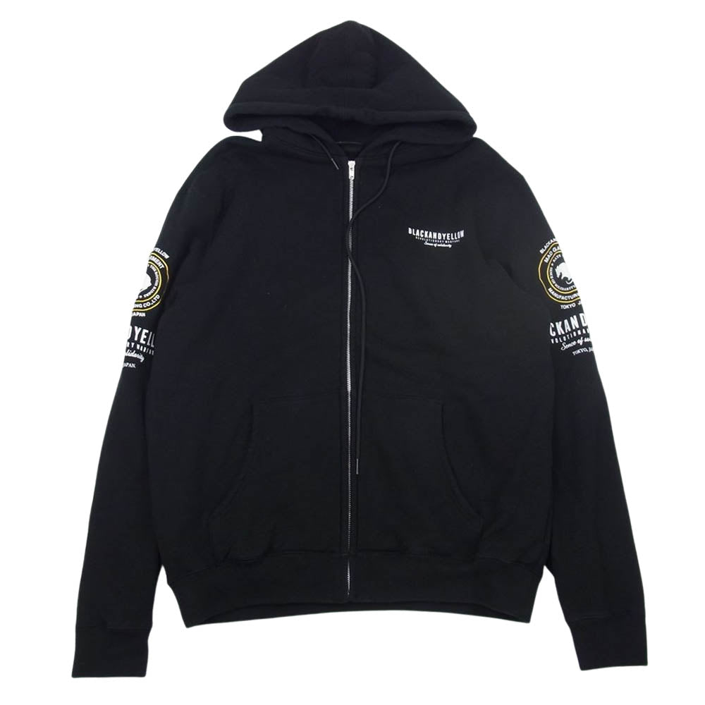RATS ラッツ 21SS 21'RTC-0203A ZIP HOODIE TYPE-A ジップアップ スウェット パーカー ブラック系 M【中古】