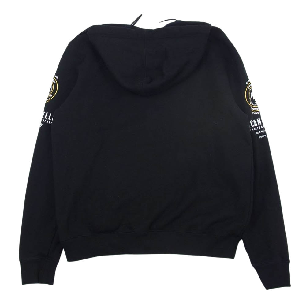 RATS ラッツ 21SS 21'RTC-0203A ZIP HOODIE TYPE-A ジップアップ スウェット パーカー ブラック系 M【中古】