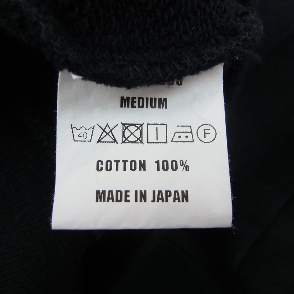 RATS ラッツ 21SS 21'RTC-0203A ZIP HOODIE TYPE-A ジップアップ スウェット パーカー ブラック系 M【中古】