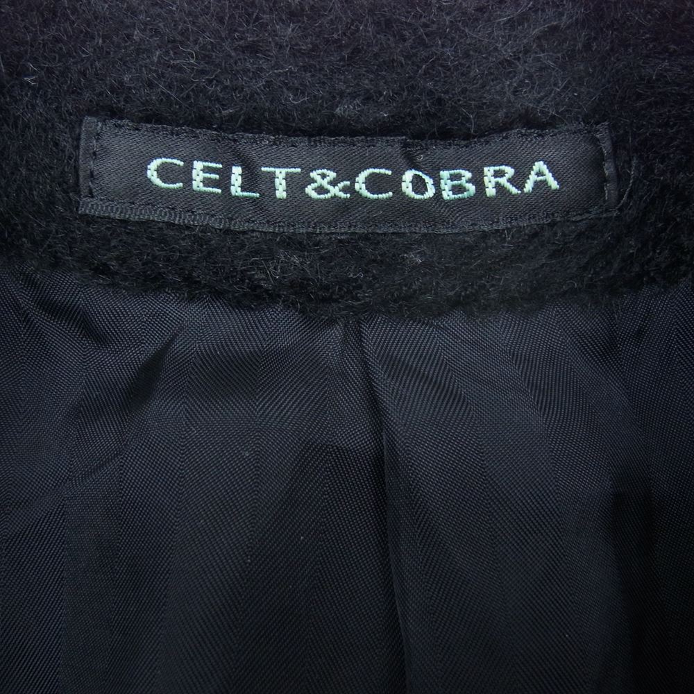Celt&Cobra ケルト&コブラ アルパカ ウール ジャケット ブラック系 M