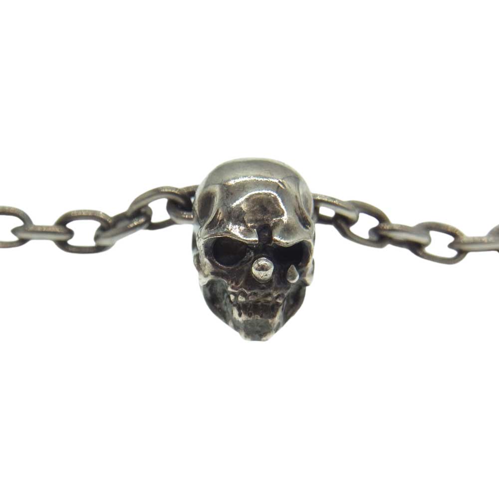 RAT RACE ラットレース スカル チャーム シルバー ネックレス【中古】