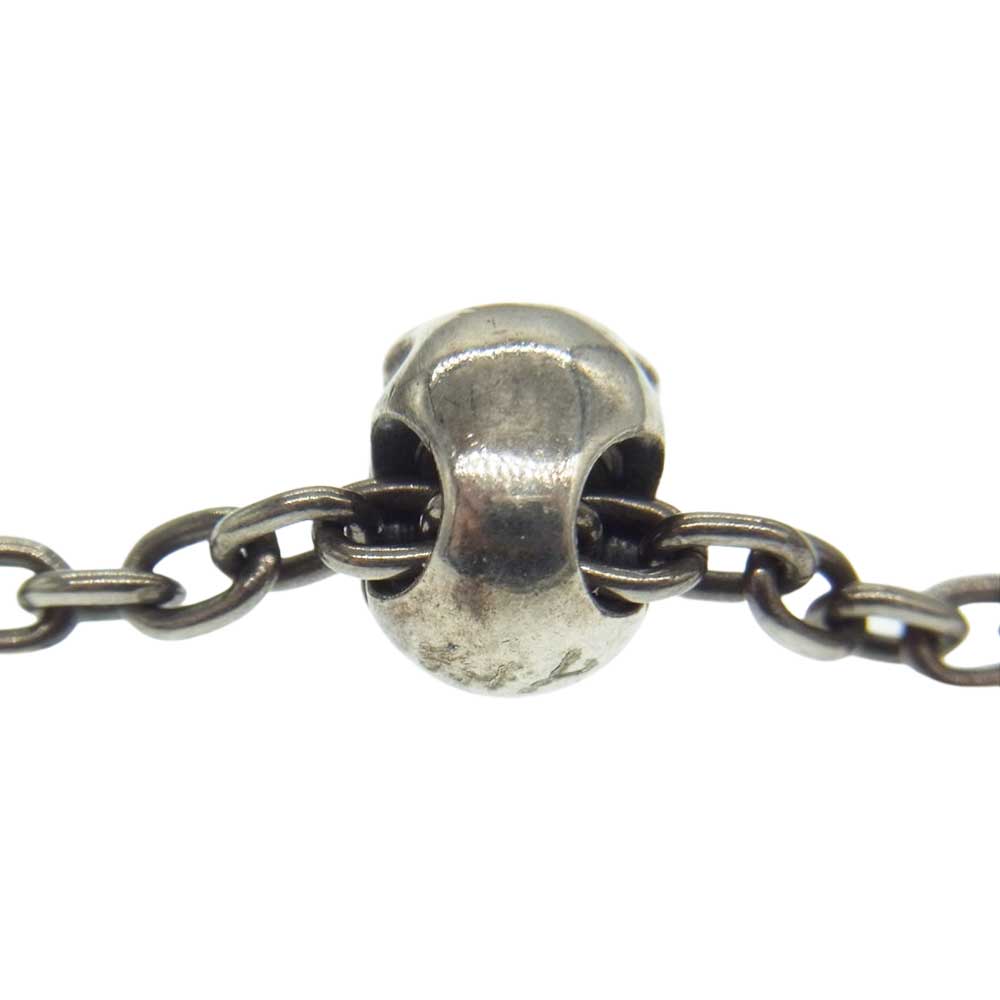 RAT RACE ラットレース スカル チャーム シルバー ネックレス【中古】
