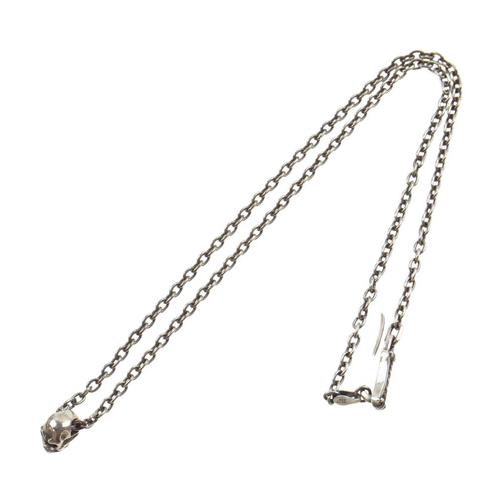 RAT RACE ラットレース スカル チャーム シルバー ネックレス【中古】