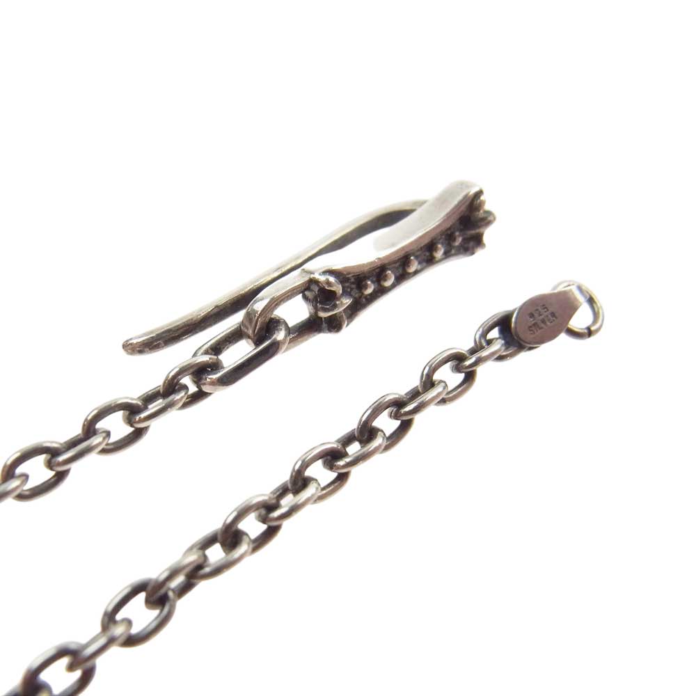 RAT RACE ラットレース スカル チャーム シルバー ネックレス【中古】