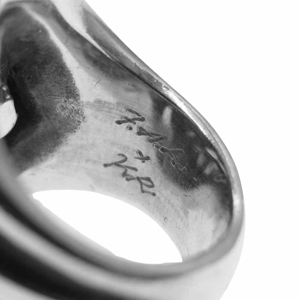 エフエーエル アナーキー スマイル スカル シルバー リング シルバー系 9号【中古】