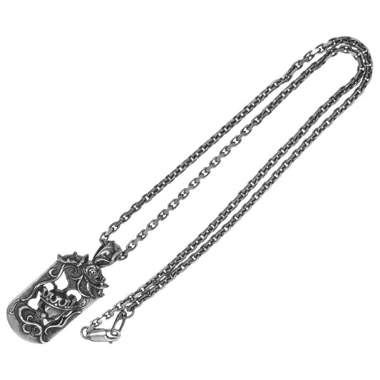 エフエーエル プレート ピエロ スカル シルバー ペンダント シルバー系【中古】