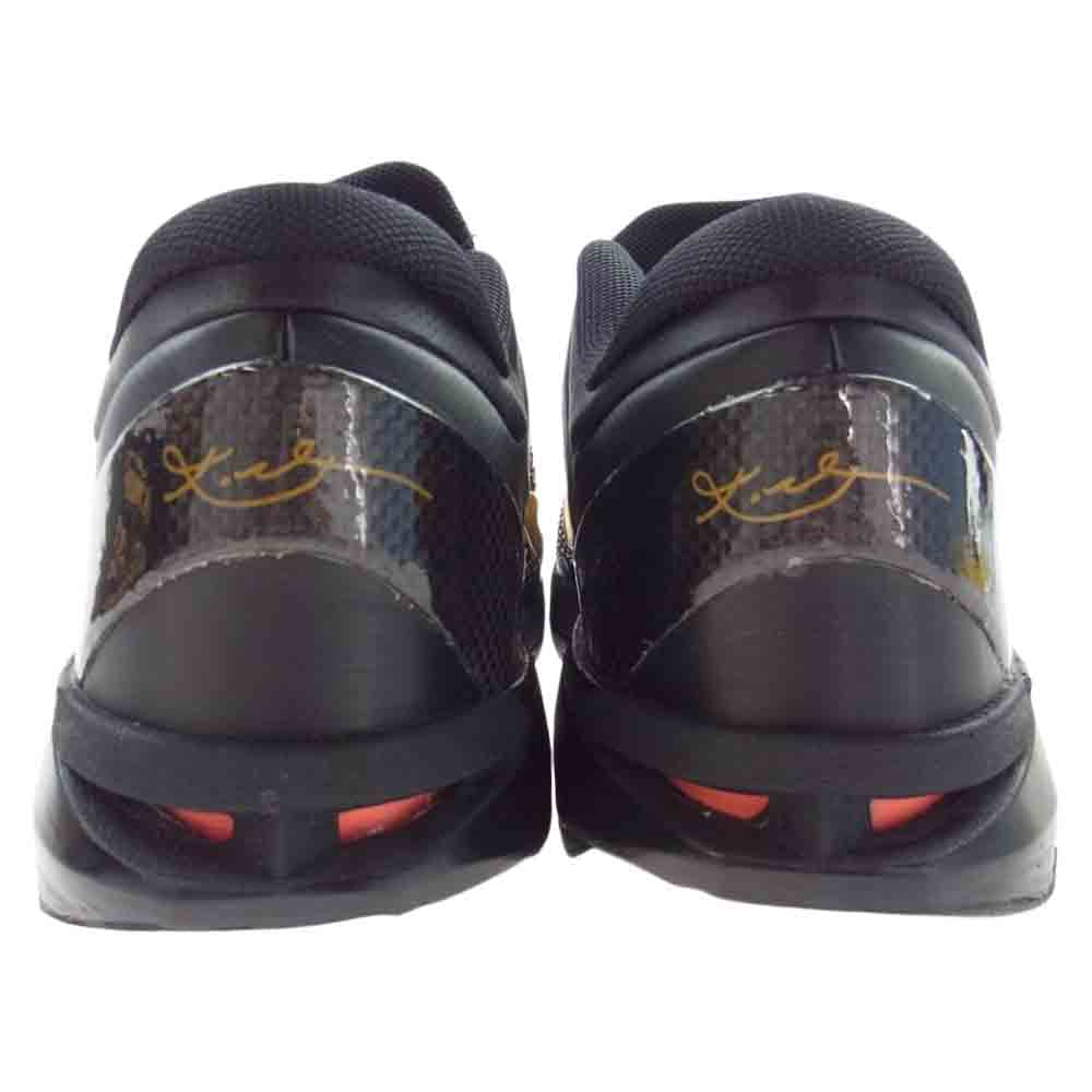 NIKE ナイキ 511371-001 ZOOM ズーム KOBE 7 SYSTEM ELITE コービーブライアント システム エリート ブラック系 ゴールド系 27.5cm【美品】【中古】