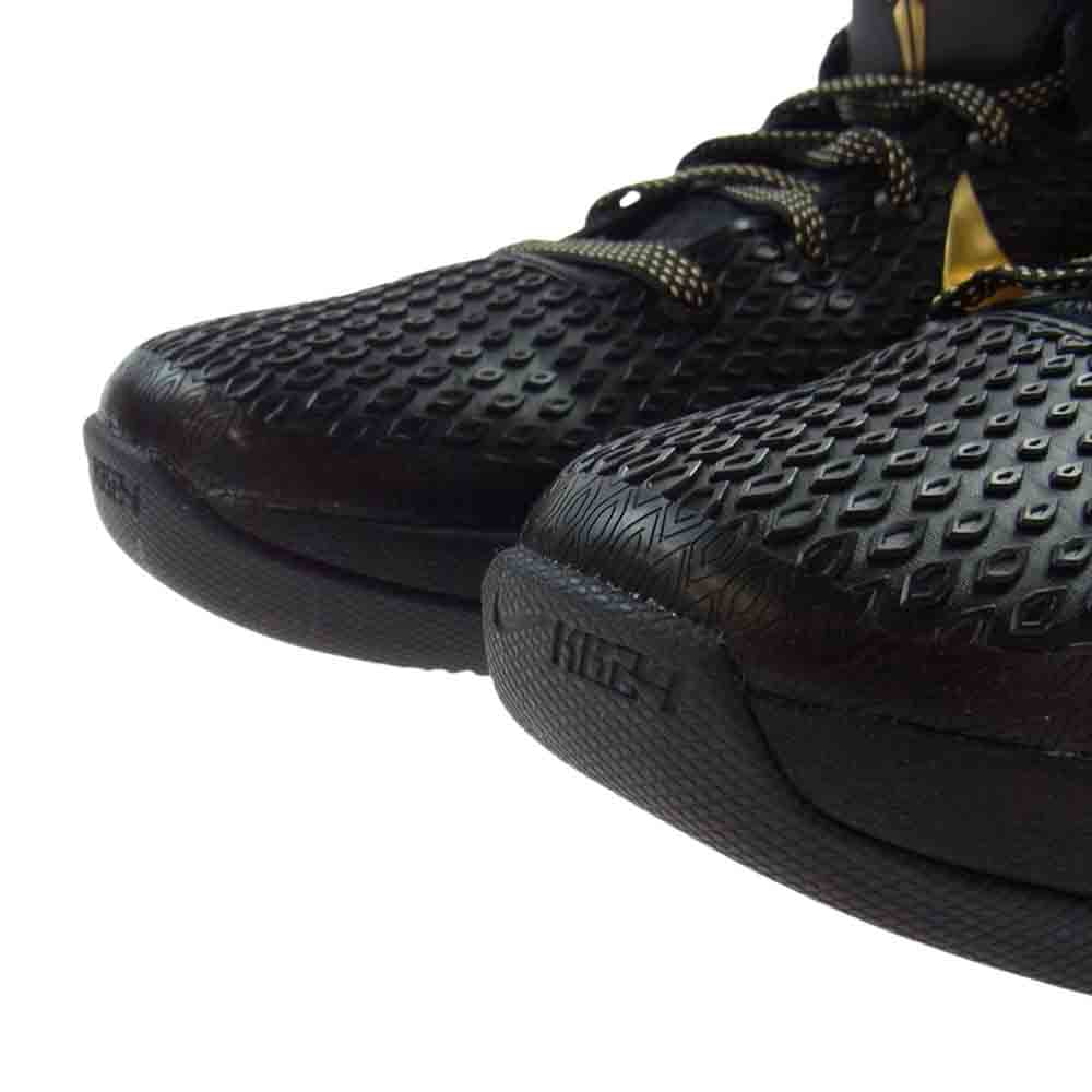 NIKE ナイキ 511371-001 ZOOM ズーム KOBE 7 SYSTEM ELITE コービーブライアント システム エリート ブラック系 ゴールド系 27.5cm【美品】【中古】