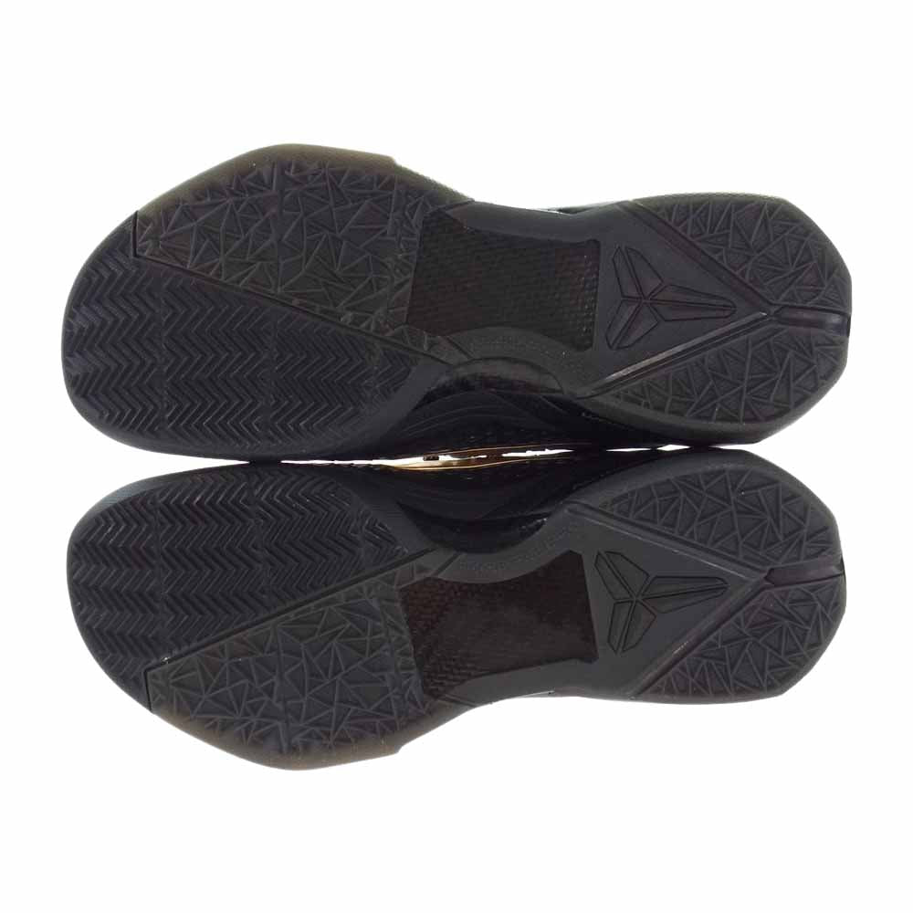 NIKE ナイキ 511371-001 ZOOM ズーム KOBE 7 SYSTEM ELITE コービーブライアント システム エリート ブラック系 ゴールド系 27.5cm【美品】【中古】