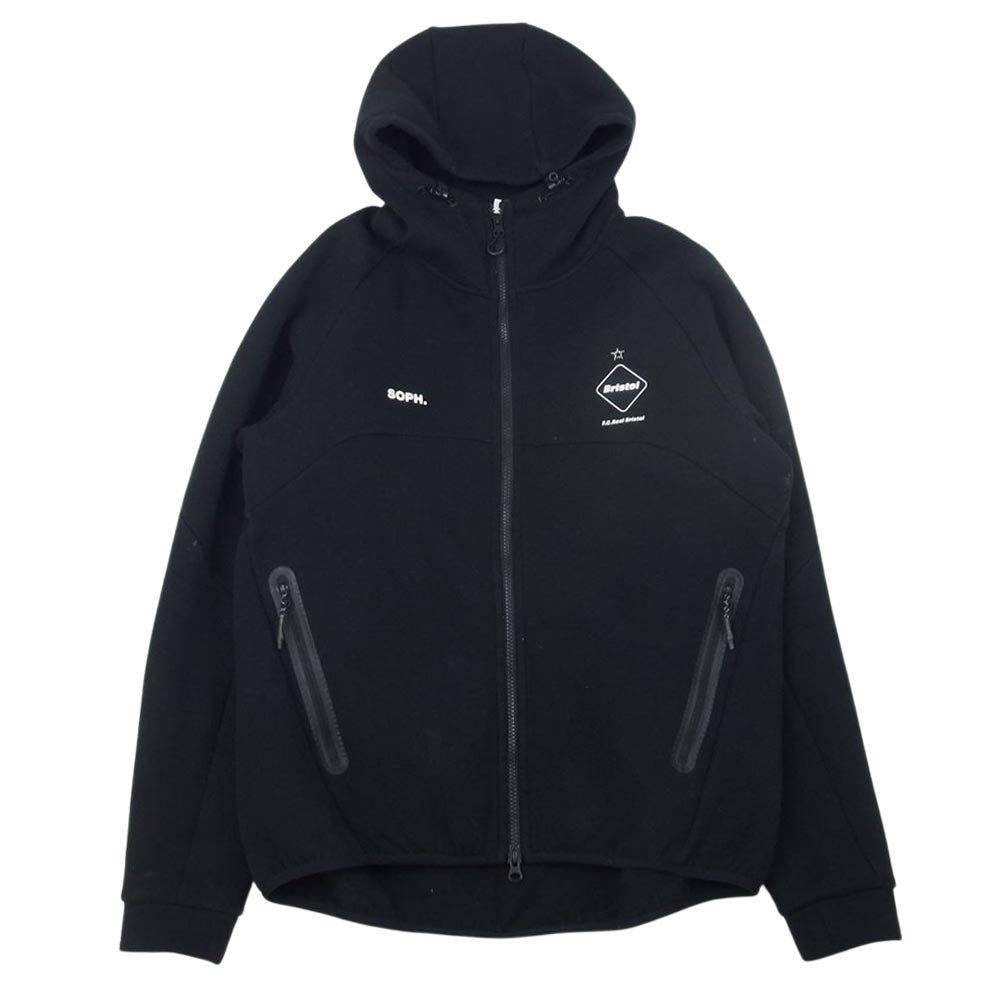 F.C.R.B. エフシーアールビー FCRB-202029 VENTILATION HOODIE ベンチレーション フーディー パーカー ブラック系 M【中古】