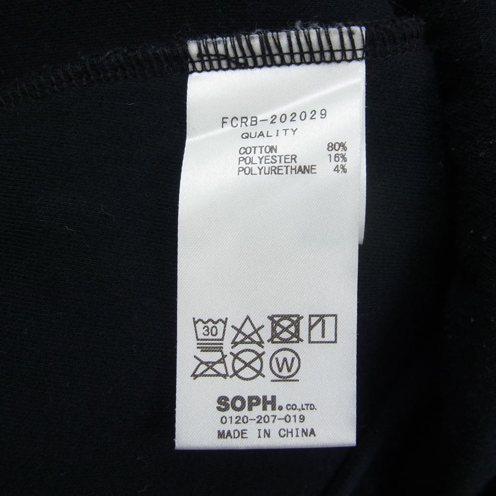 F.C.R.B. エフシーアールビー FCRB-202029 VENTILATION HOODIE ベンチレーション フーディー パーカー ブラック系 M【中古】