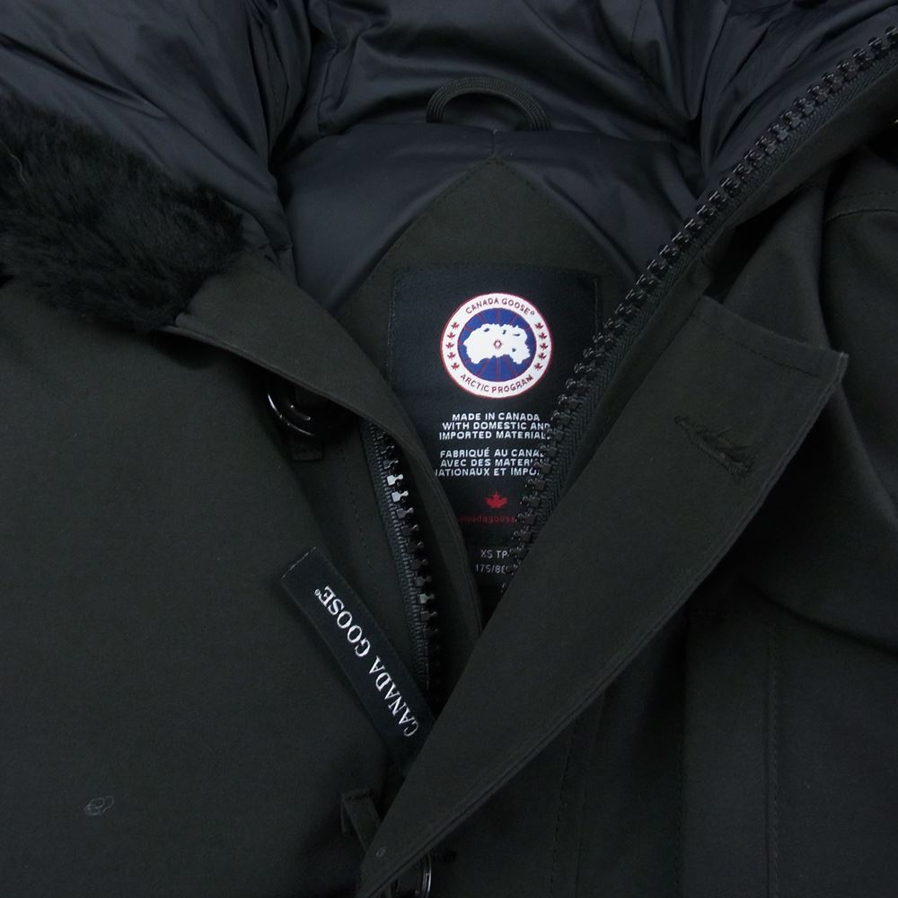 CANADA GOOSE カナダグース 3438JM JASPER PARKA ジャスパー パーカ ダウン ジャケット ブラック系 XS【中古】
