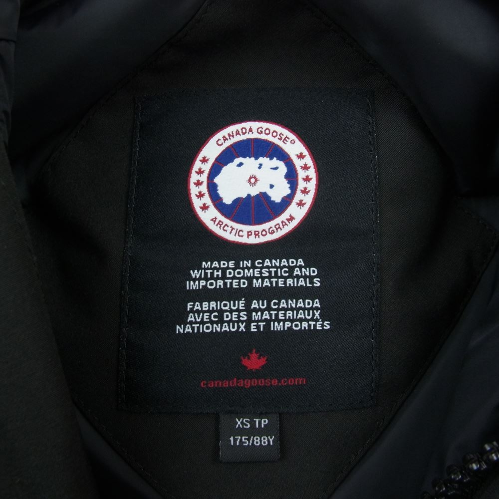 CANADA GOOSE カナダグース 3438JM JASPER PARKA ジャスパー パーカ ダウン ジャケット ブラック系 XS【中古】
