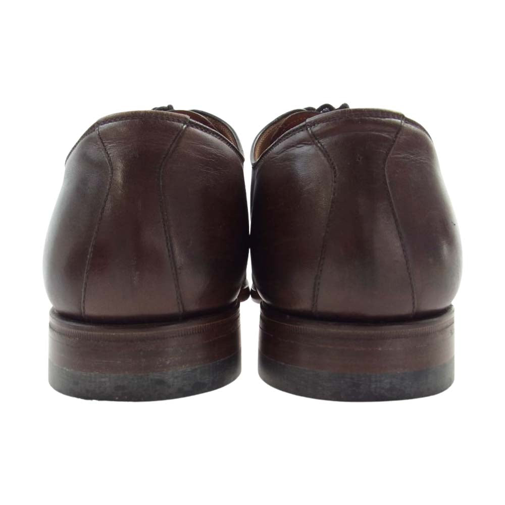 SCOTCH GRAIN スコッチグレイン 937 内羽根 ストレートチップ シューズ ブラウン系 26 1/2【中古】
