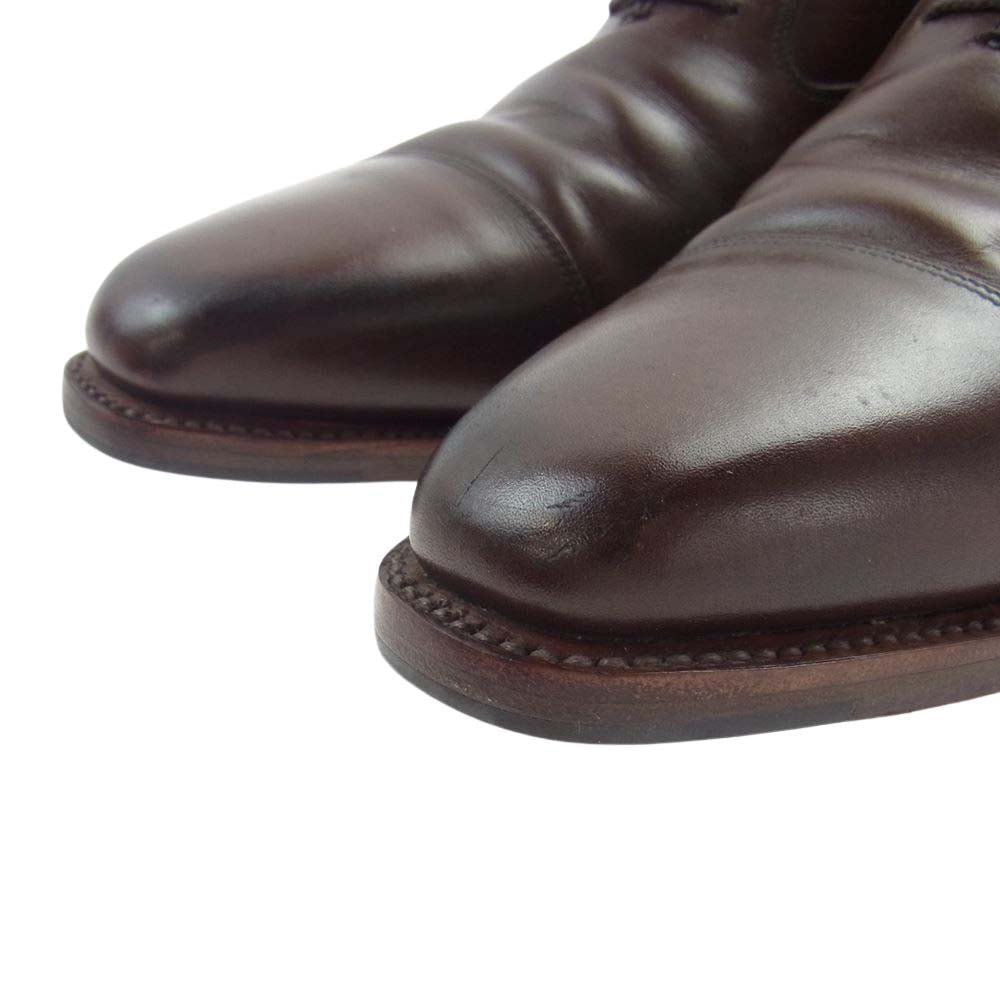SCOTCH GRAIN スコッチグレイン 937 内羽根 ストレートチップ シューズ ブラウン系 26 1/2【中古】